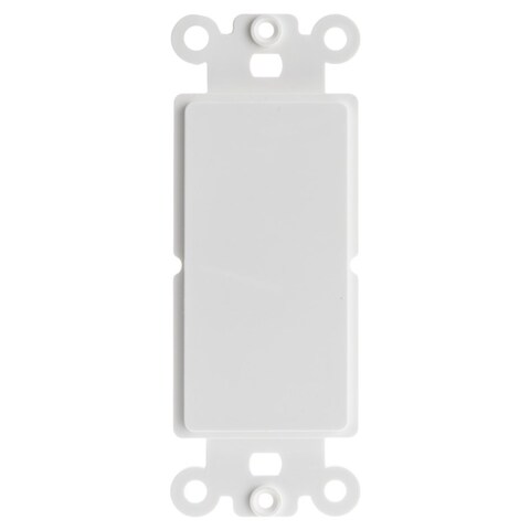 Decora Wall Plate Insert White Blank Real Canadian Super - Decora Wall Plate Insert