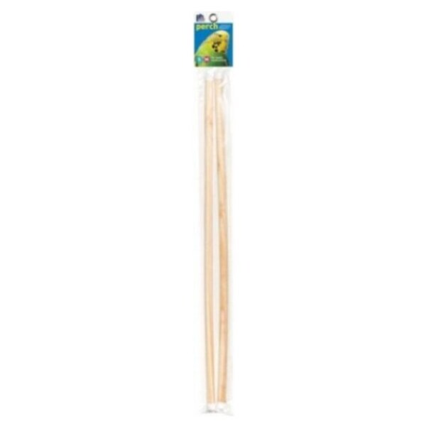 4-Pack Living World 16-Inch Wooden Perches 2 Packages with 2 Perches each 