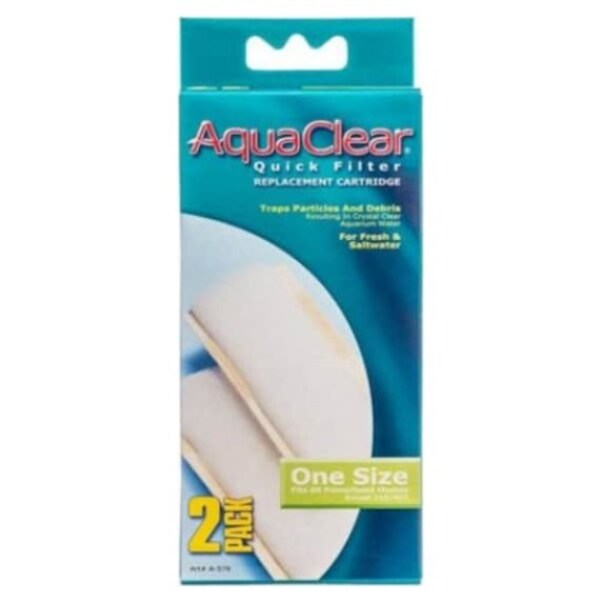 Aquaclear Quick Filter Replacement Cartridge - 2 Pack | No Frills 