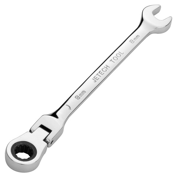 Industrial Grade Spanners with 12-Point Design Size 6mm-32mm 15-Degree Offset Heat-Treated Forged Jetech 12PCS Metric Combination Wrench Set Made with Cr-V Alloy Steel in Sand Blasted Finish 