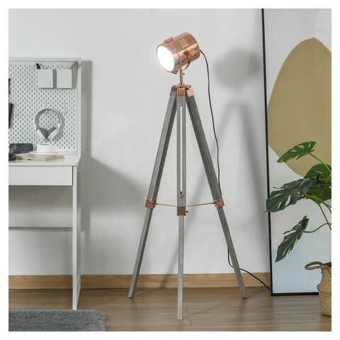 Vintage Tripod Floor Lamp Height, Silver Tripod Floor Lamp Base