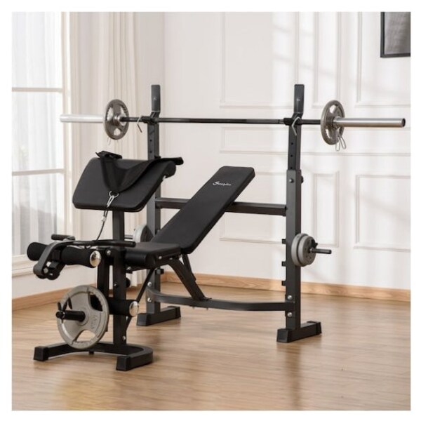 Adjustable Weight Rack Leg Extension Machine Weight Rack Workout Weights Workout Benches for Home Gym 