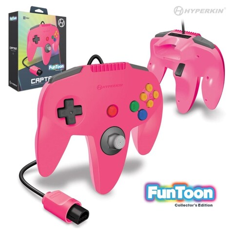help Generator humor Hyperkin Hyperkin Captain Premium Controller Funtoon Collectors Edition For  N64 (Princess Pink) | Real Canadian Superstore